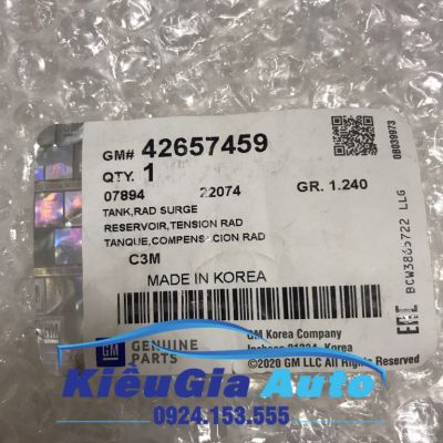 BÌNH NƯỚC PHỤ CHEVROLET SPARK M300 2 BÌNH NƯỚC PHỤ CHEVROLET SPARK M300 - Ảnh 2